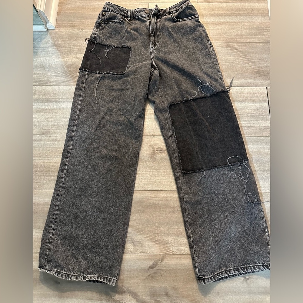 Garage Denim Patchwork Jeans - Size 7